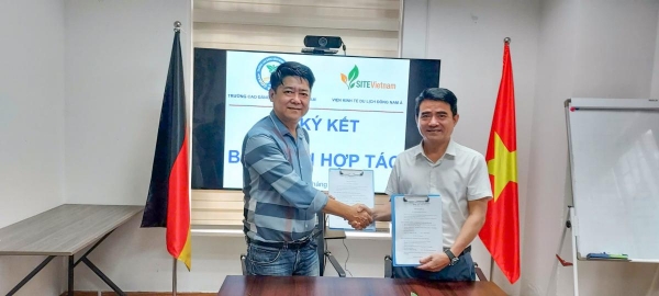 Lễ ký kết hợp tác giữa Viện Kinh tế Du lịch Đông Nam Á và Trường Cao đẳng Bách Khoa Việt Nam 